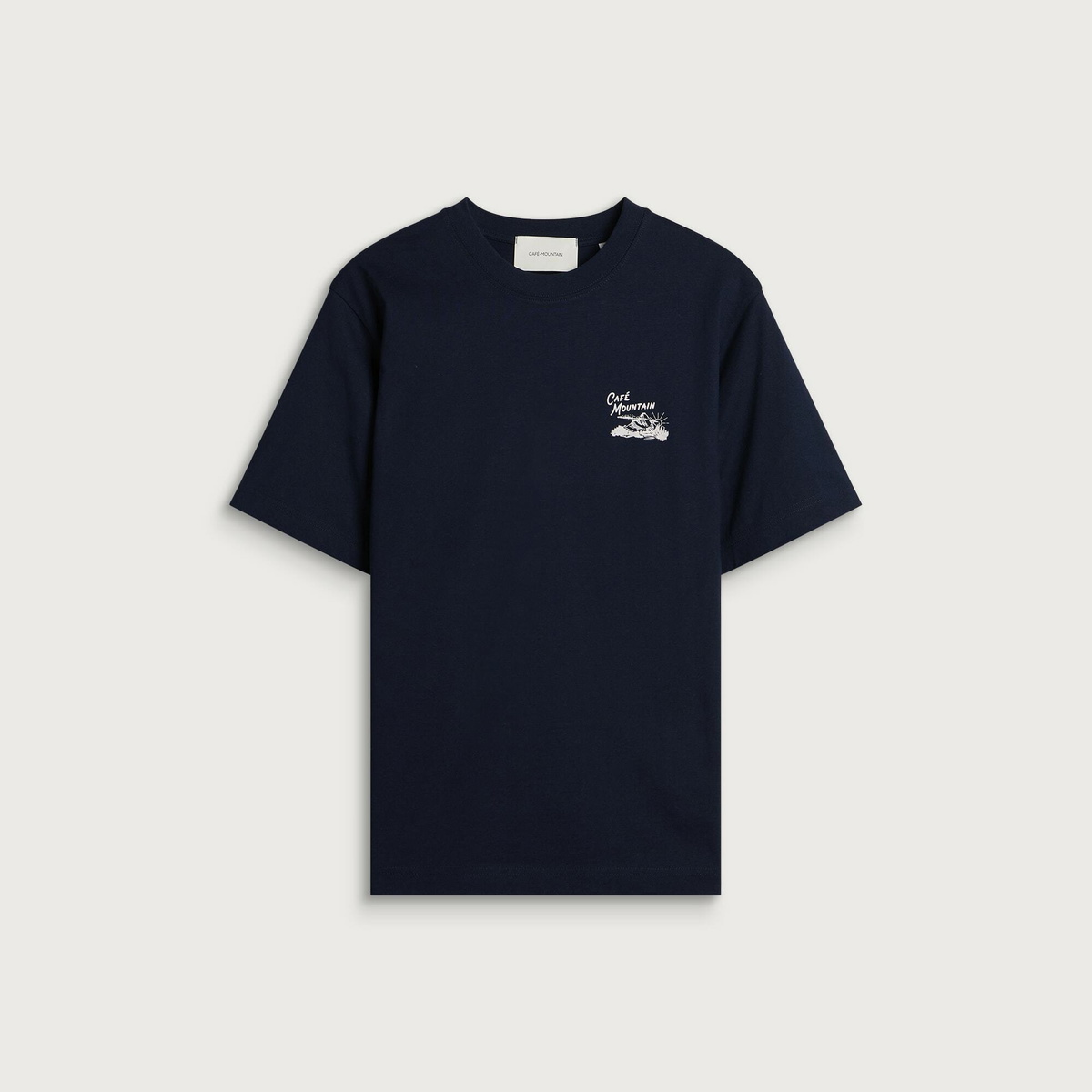 Café Mountain Men's Legacy T-shirt in Navy