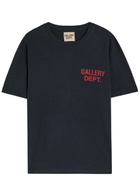 Gallery Dept. Logo-print Cotton T-shirt Black