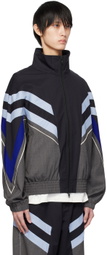 A PERSONAL NOTE 73 Gray & Navy Paneled Jacket