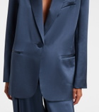 The Sei Oversized silk blazer