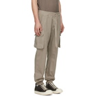 Rick Owens DRKSHDW Taupe Tower Mastodon Cut Sweatpants