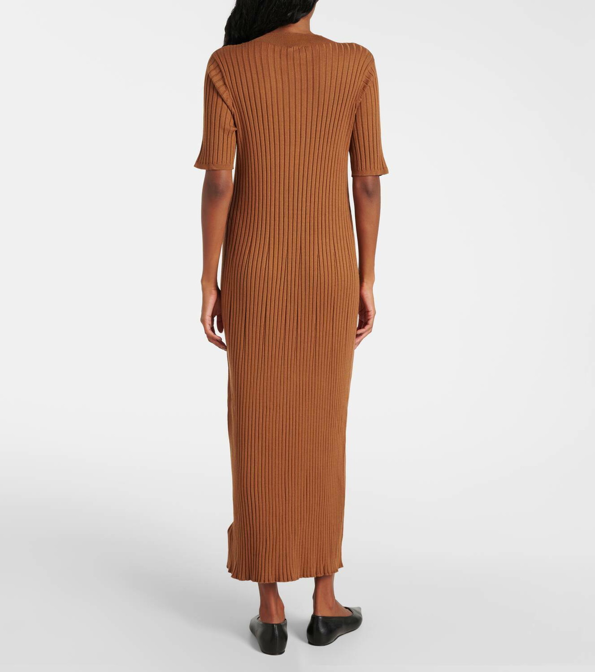 maeve rib knit midi dress Varley ribbed-knit Varley Tier-Strong-Sale