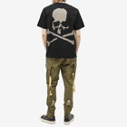 MASTERMIND WORLD Men's Skull Bleached Logo T-Shirt in Black