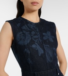 Erdem Floral denim midi dress