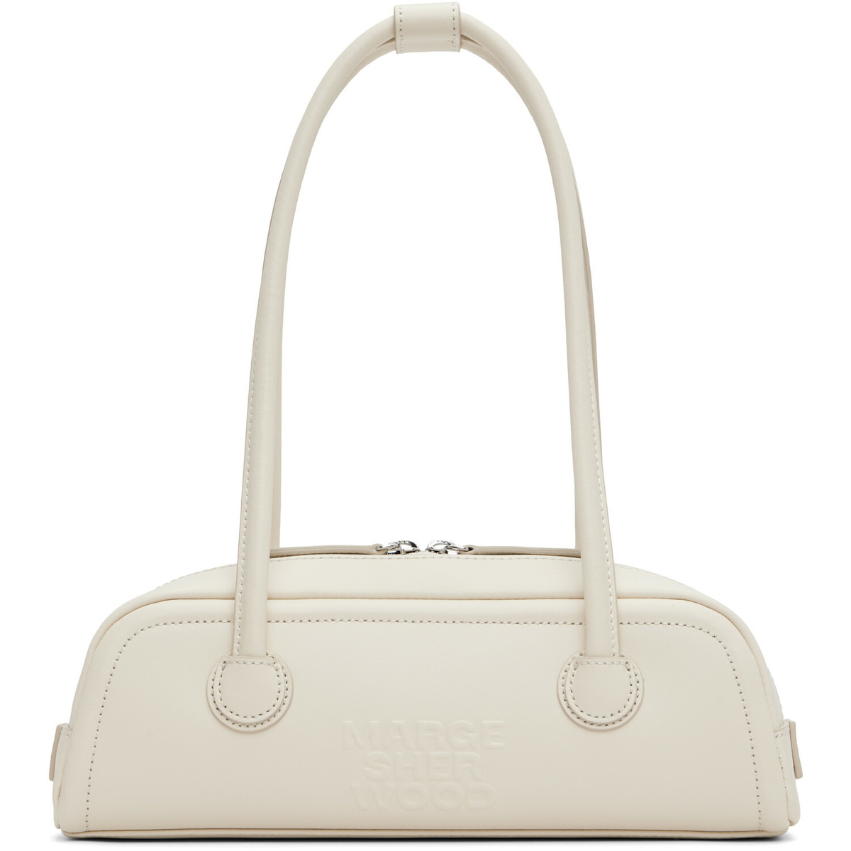 MARGESHERWOOD White Soft Boston EW Mini Bag