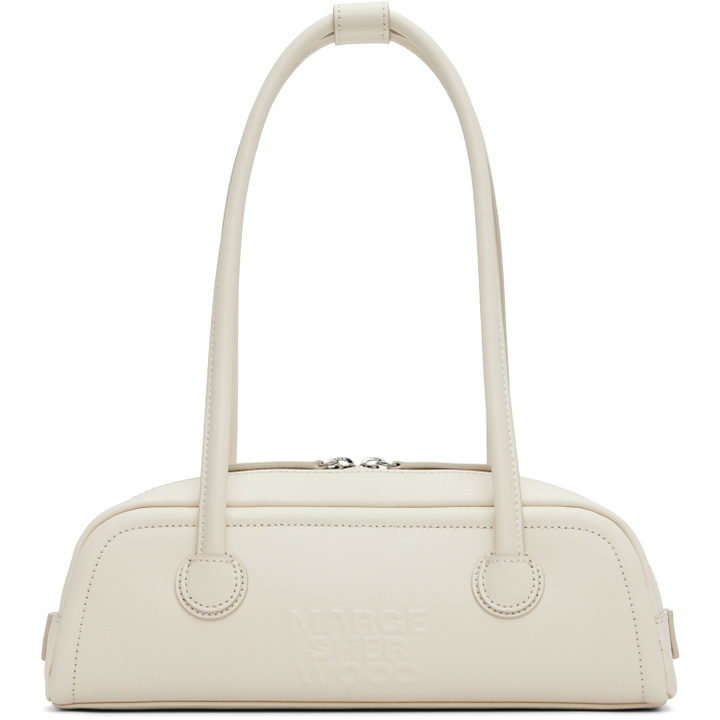 Photo: MARGESHERWOOD White Soft Boston EW Mini Bag