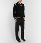 Dolce & Gabbana - Slim-Fit Logo-Embroidered Cotton-Jersey T-Shirt - Men - Black