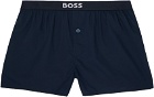 BOSS Two-Pack Navy Button Boxers