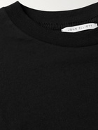 John Elliott - Cotton and Cashmere-Blend Jersey T-Shirt - Black