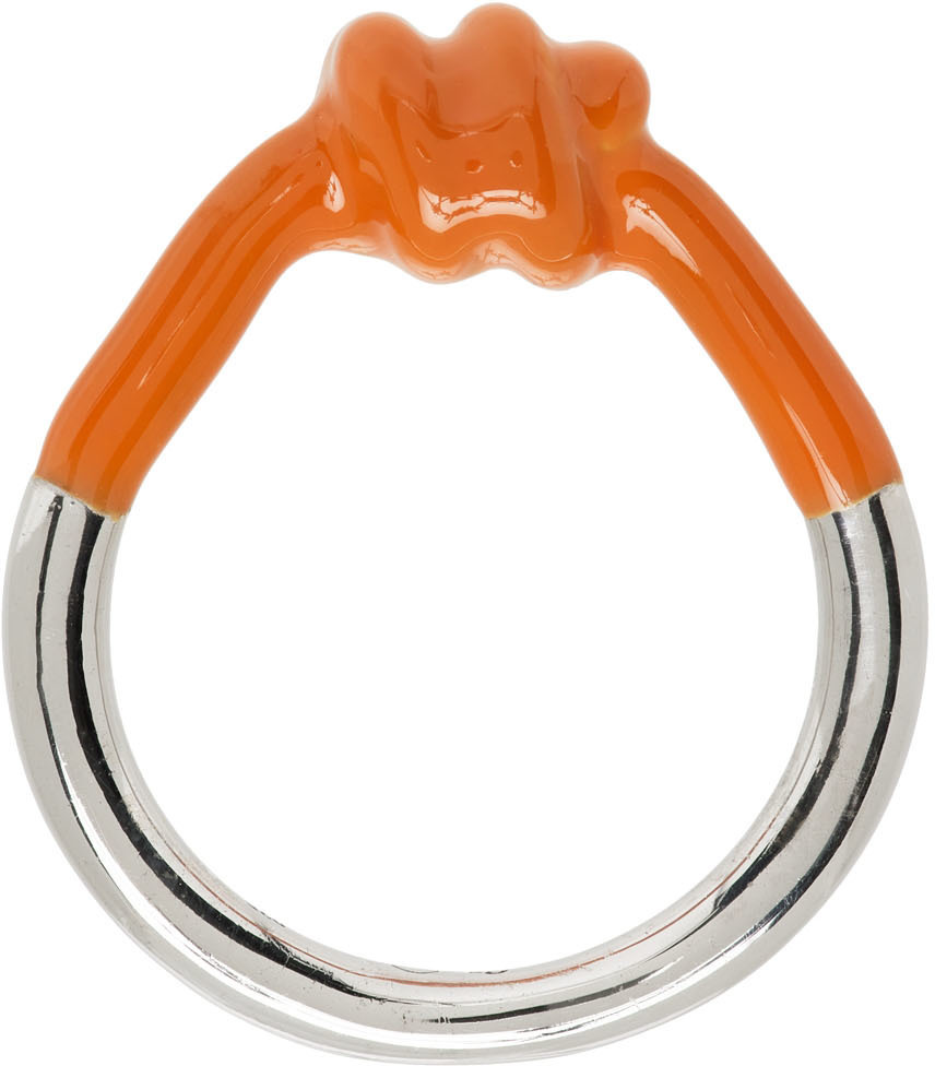 Marshall Columbia SSENSE Exclusive Orange Alan Crocetti Edition Knot Ring