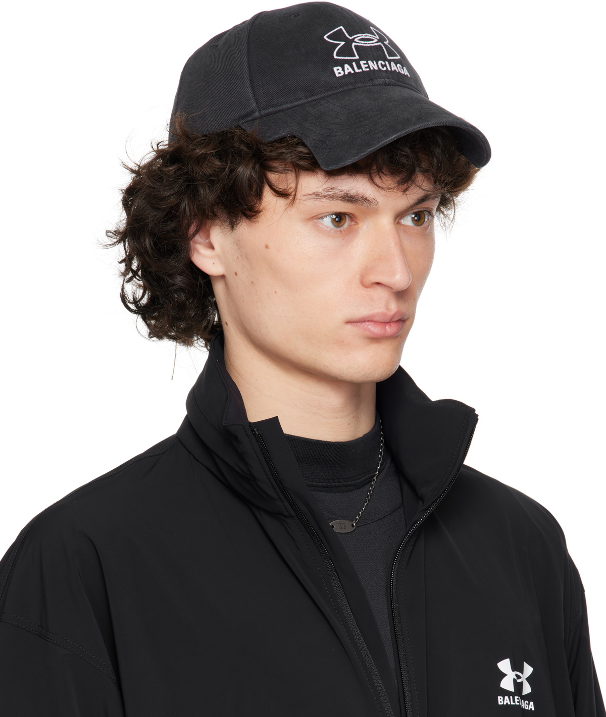 BALENCIAGA キャップ Balenciaga Black Under Armour Edition Wash Cap Balenciaga