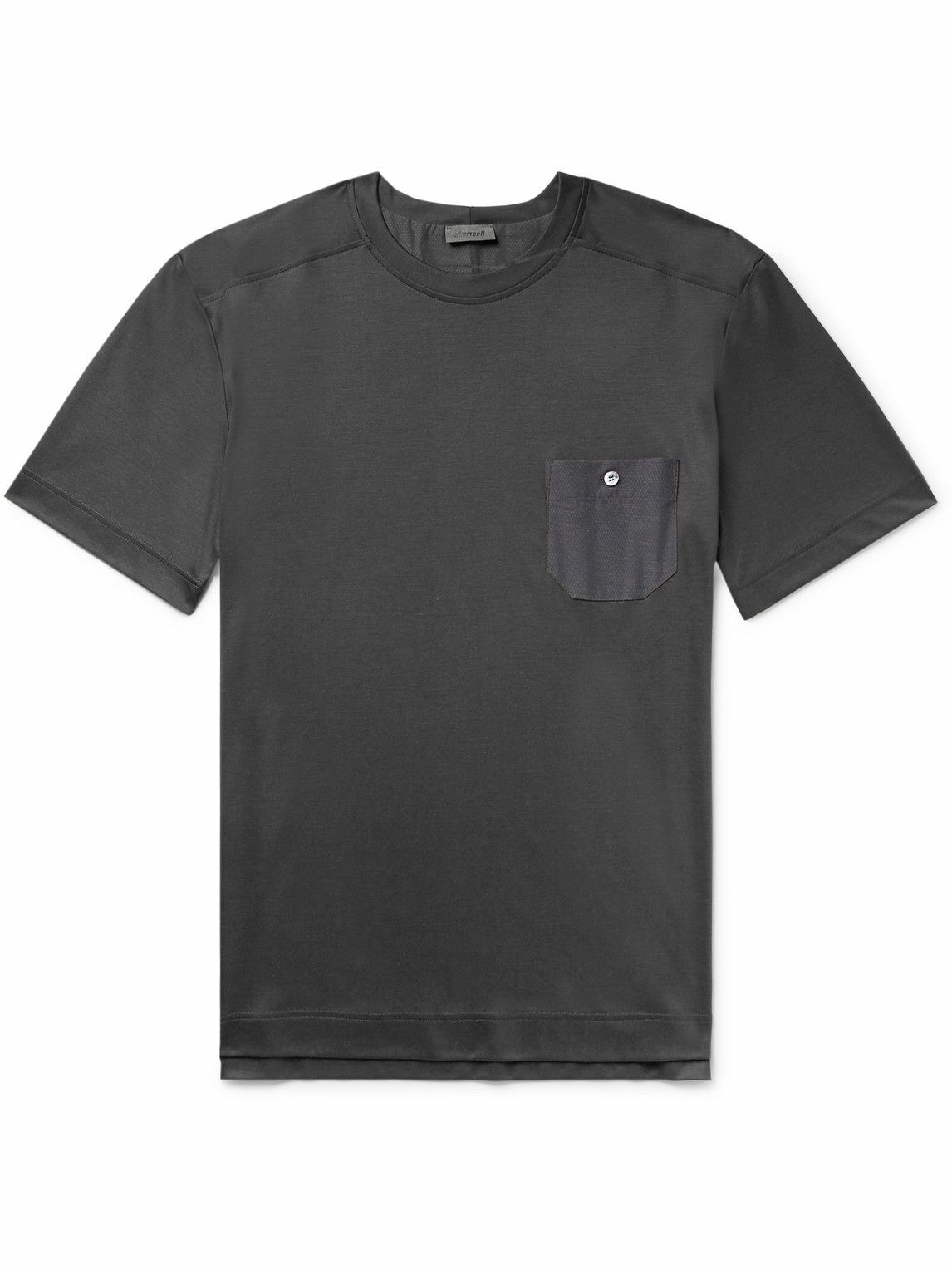 Zimmerli - Cotton and Modal-Blend Pyjama T-Shirt - Gray