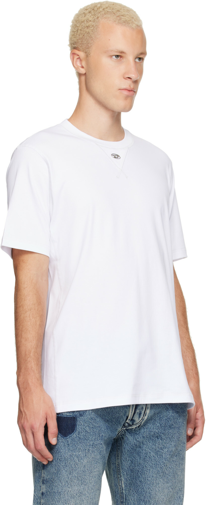 Diesel White Oval D T-Shirt