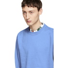 PS by Paul Smith Blue Organic Crewneck Sweatshirt