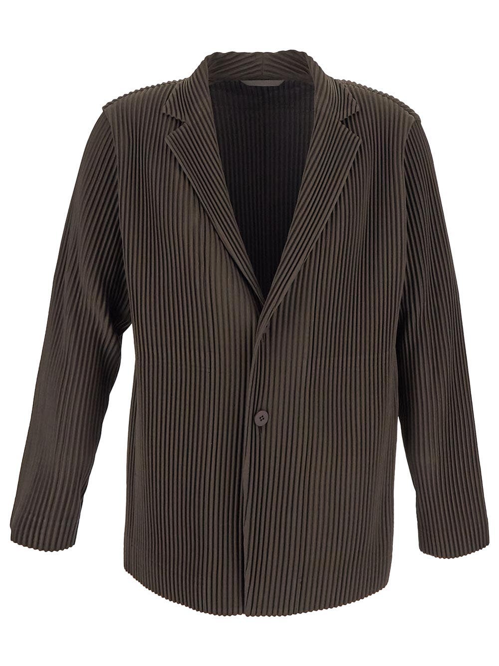 Homme Plissé Issey Miyake Solid Pleats Jacket Homme Plisse Issey 