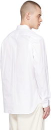 Comme des Garçons Shirt White Flower Shirt