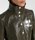 Courrèges Cotton-blend vinyl jacket