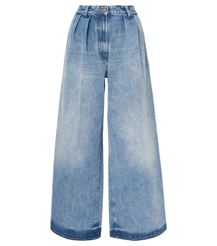 Photo: Alanui Sunny Crochet wide-leg jeans