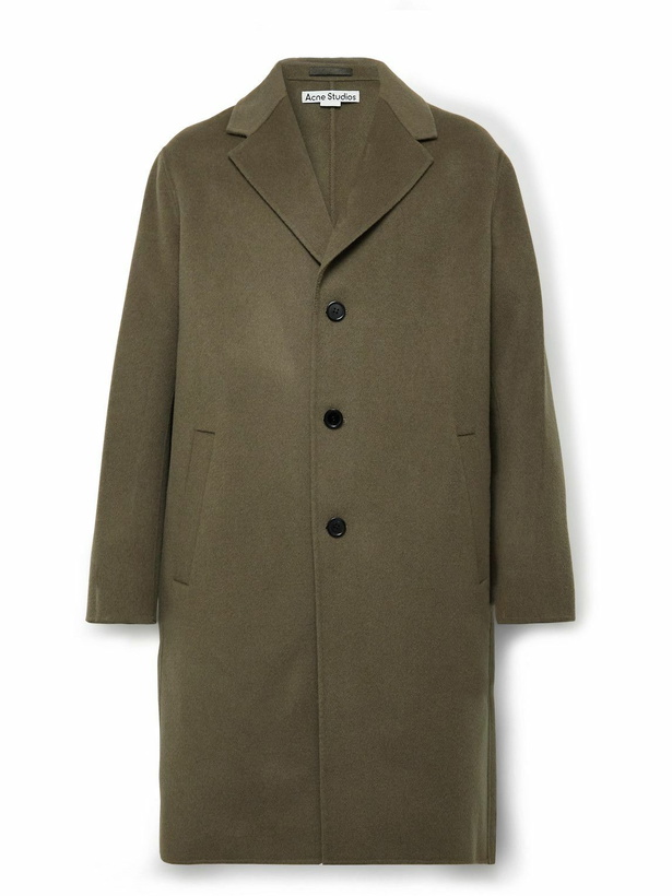 Photo: Acne Studios - Oversized Double-Faced Wool Coat - Green