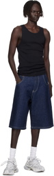 VETEMENTS Black Oval Logo Tank Top