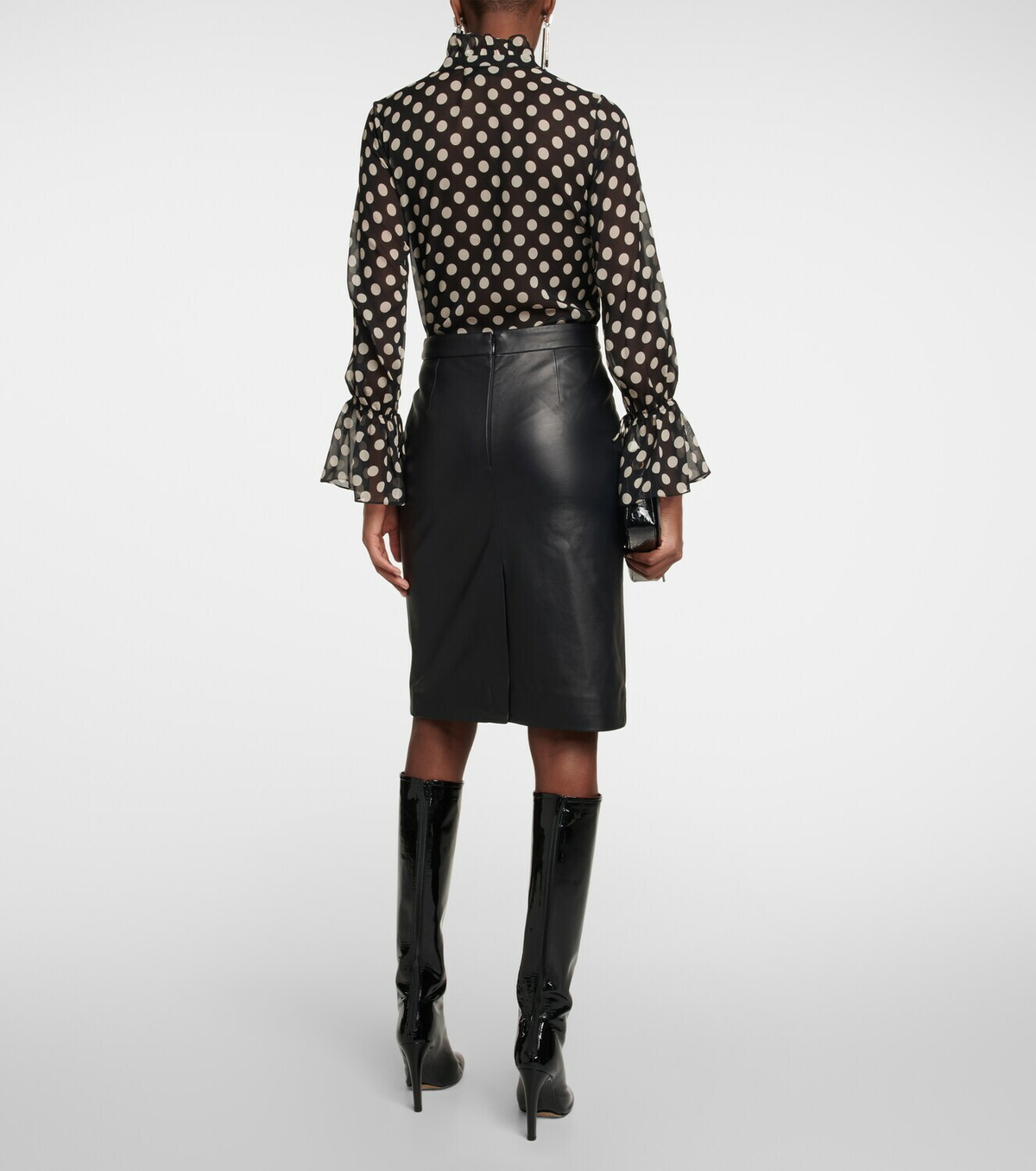 Nili Lotan - Lianna leather skirt