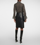 Nili Lotan - Lianna leather skirt