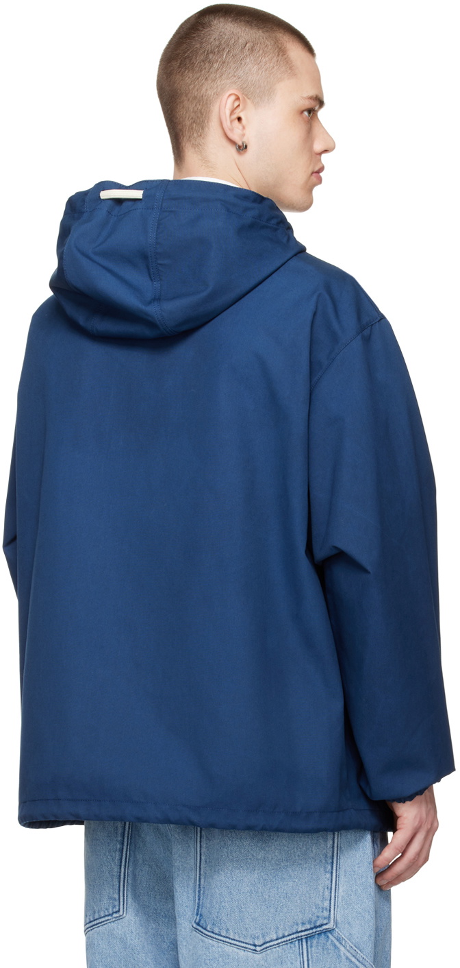 Emporio Armani Blue Oversized Jacket