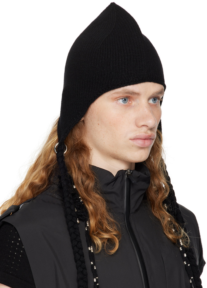 HYEIN SEO Black Tassel Charm Beanie