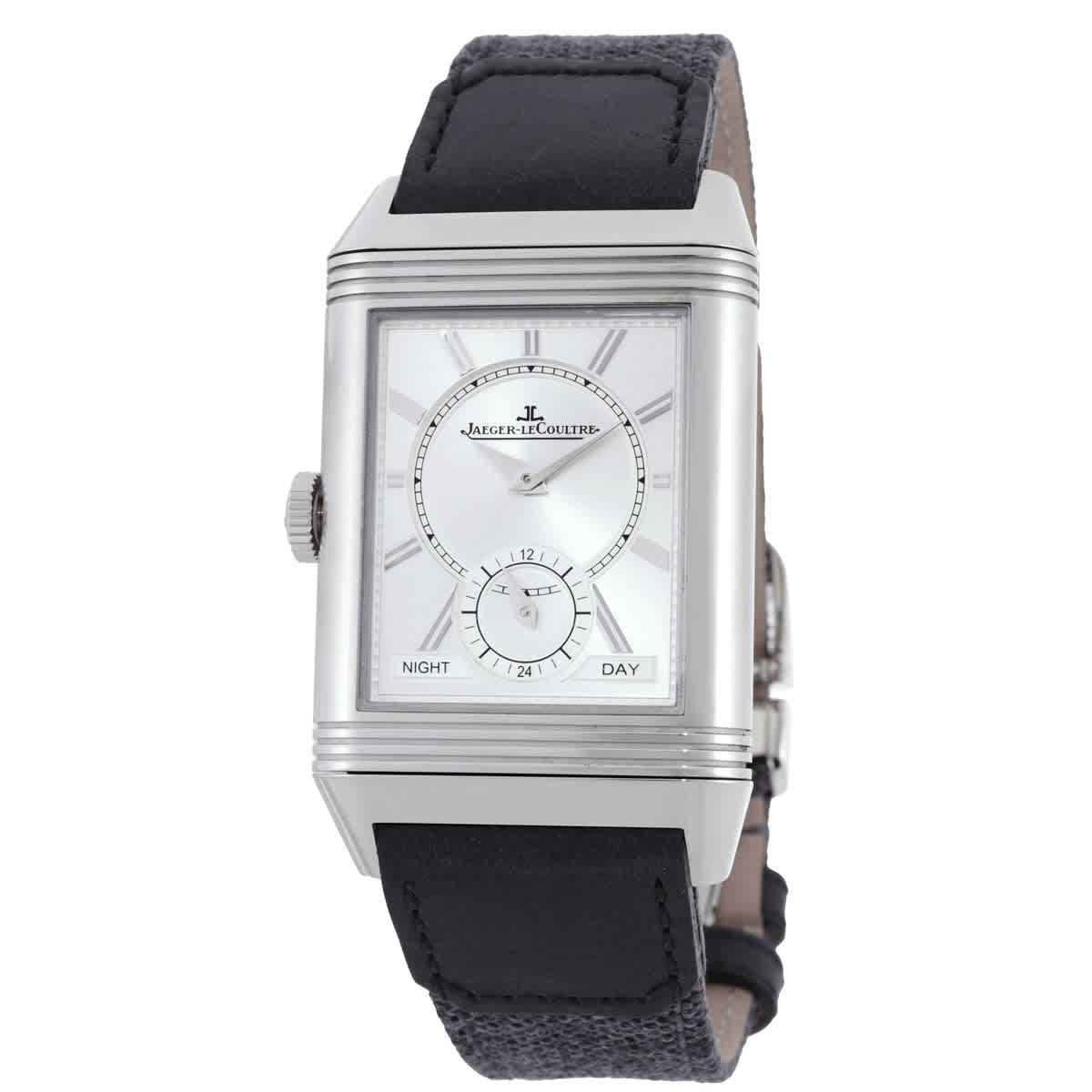 Jaeger LeCoultre Reverso Tribute Duoface Hand Wind Day-Night Mens Watch Q398847J
