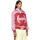 Gucci Pink GG Logo Track Jacket