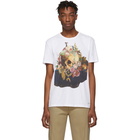 Alexander McQueen White Still Life Skull T-Shirt