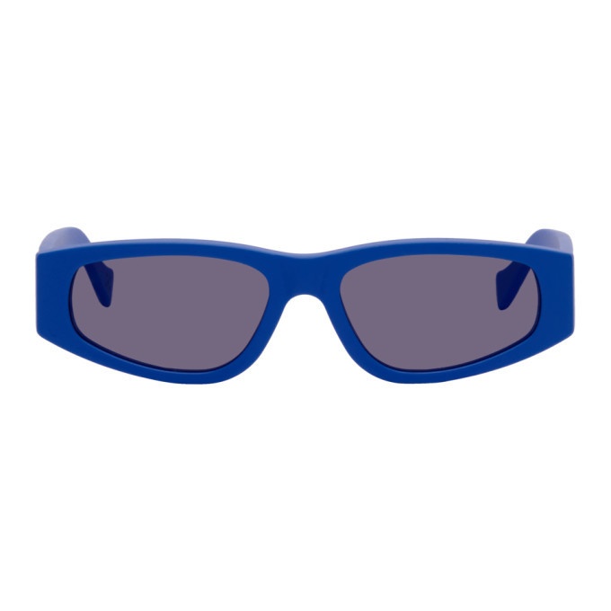 Photo: Marcelo Burlon County of Milan Blue Logo Soberano Sunglasses