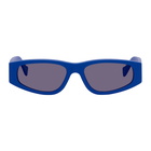 Marcelo Burlon County of Milan Blue Logo Soberano Sunglasses