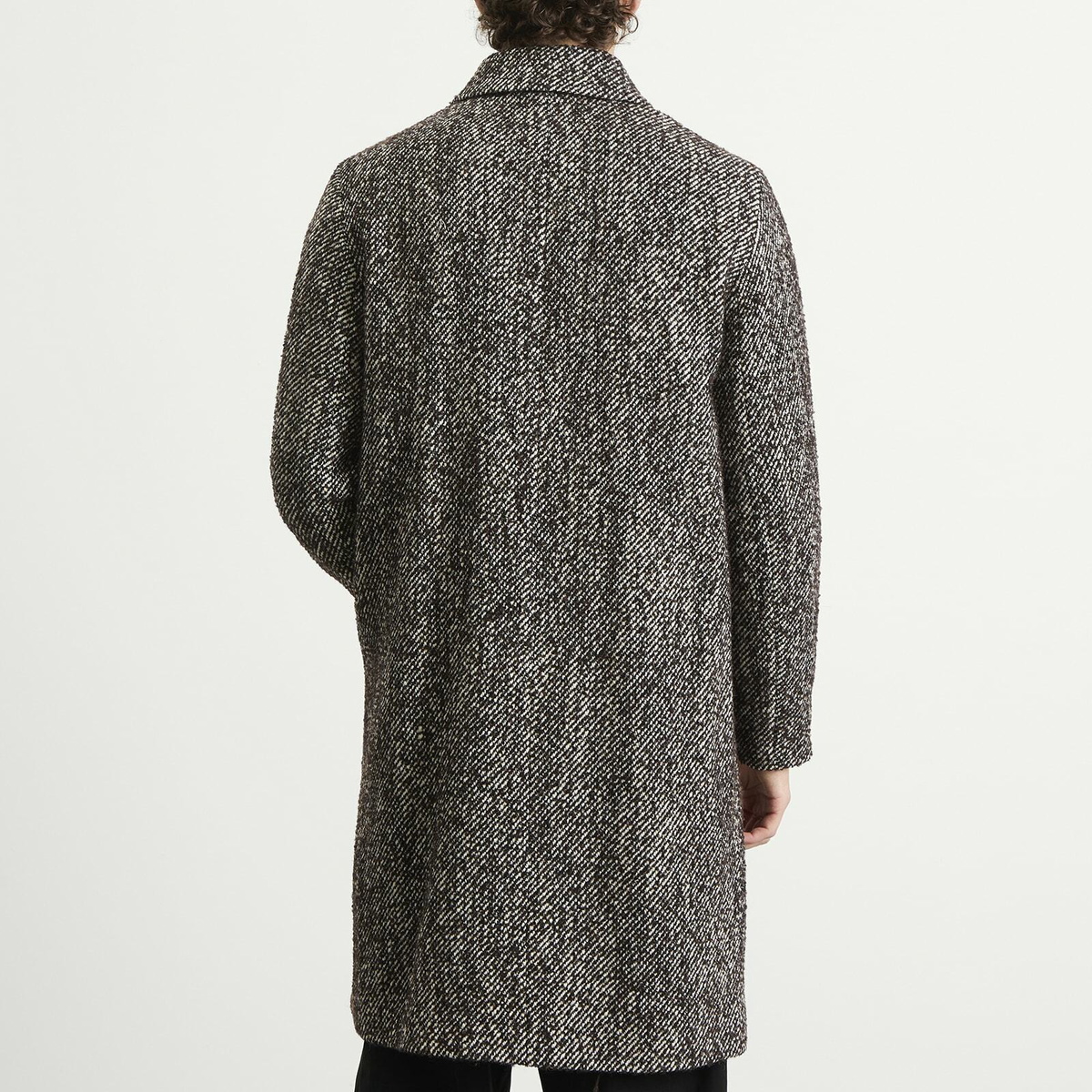NN07 Men's Franco Wool Overcoat in Demitasse