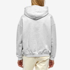 Adanola Women's Oversized AS Logo Hoody in Light Grey Melange