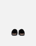 Pinko Flat Nappa Leather Mule Moccasins Limo Black