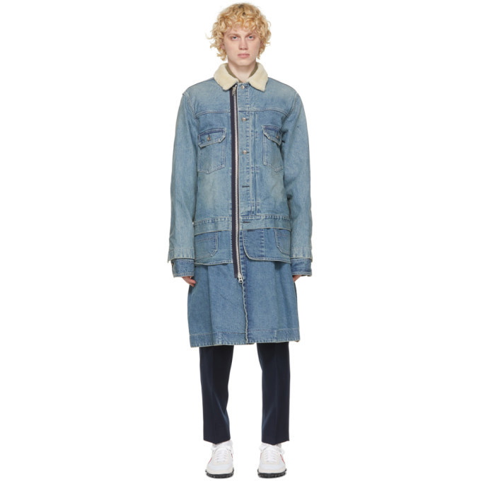 Photo: Sacai Blue Denim Coat