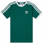 Adidas Men's 3 Stripe T-Shirt in Collegiate Green