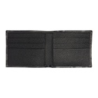 Dolce and Gabbana Black and Grey Camo Bifold Wallet