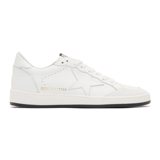 Photo: Golden Goose White Ball Star Sneakers