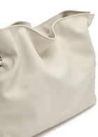 Loewe Flamenco Leather Clutch - Off White - One Size