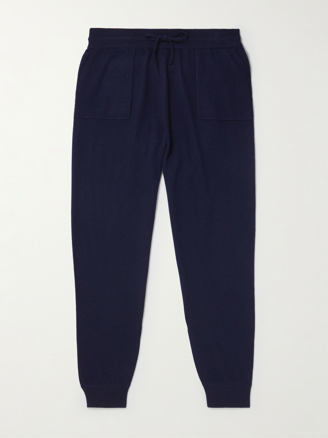 Mr P. - Tapered Wool and Cashmere-Blend Sweatpants - Blue