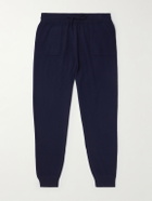 Mr P. - Tapered Wool and Cashmere-Blend Sweatpants - Blue
