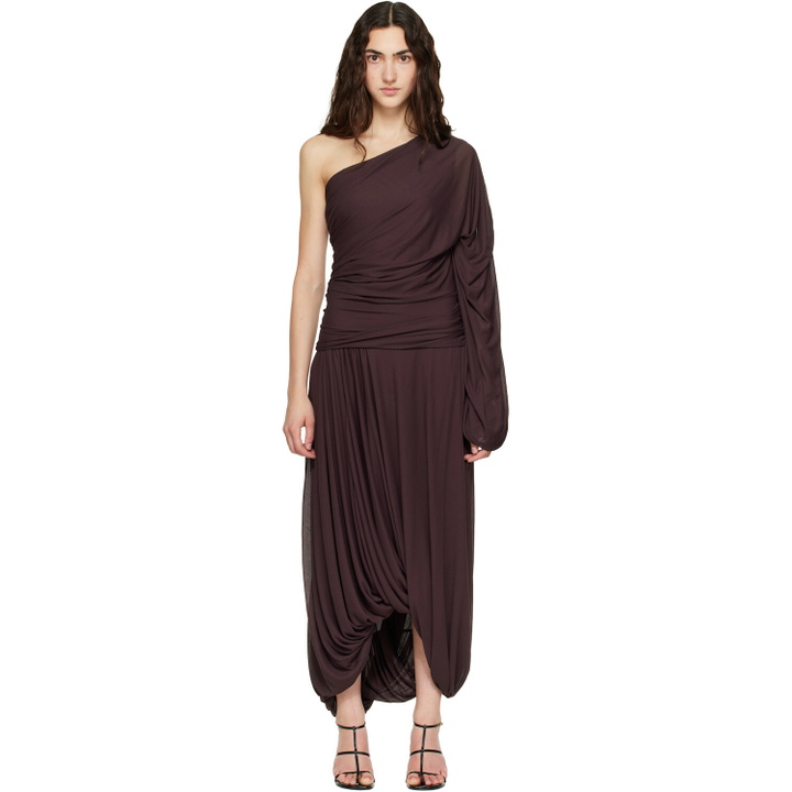 Photo: Proenza Schouler Burgundy Gabri Maxi Dress