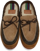 PS by Paul Smith Brown Suede Hyde Boat Shoes