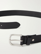 Corridor - 3cm Leather Belt - Black