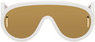 LOEWE White Wave Mask Sunglasses
