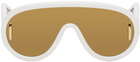 LOEWE White Wave Mask Sunglasses