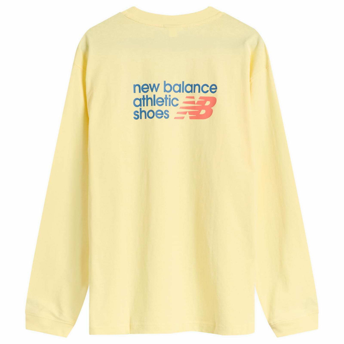 New Balance Athletics Premium Logo Long Sleeve in Parchment