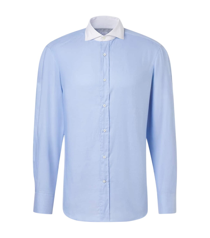 Photo: Brunello Cucinelli Cotton poplin shirt